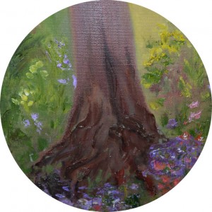 Detail boom één met de natuur 2